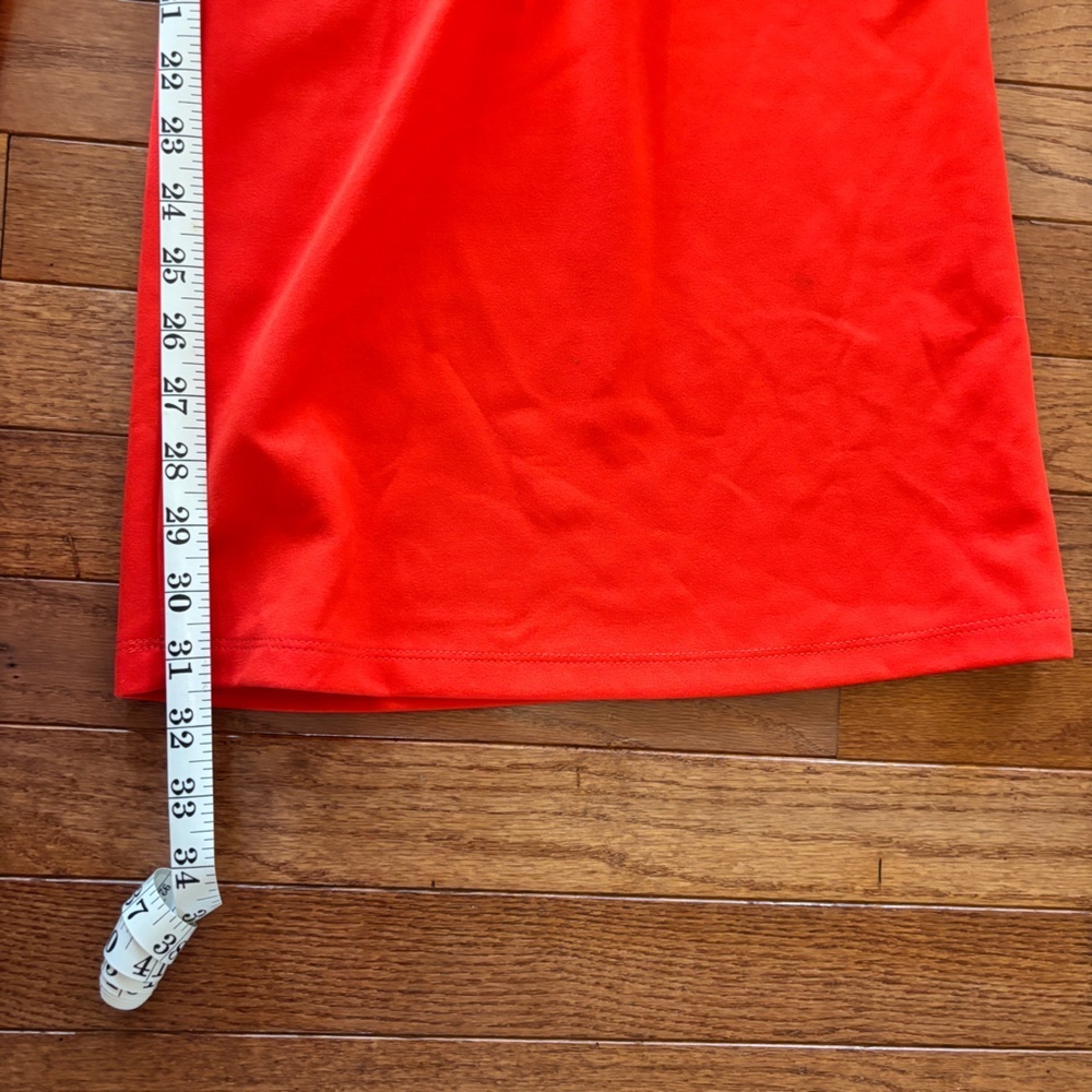 Women’s orange wide leg slacks size M. - Picture 3 of 6